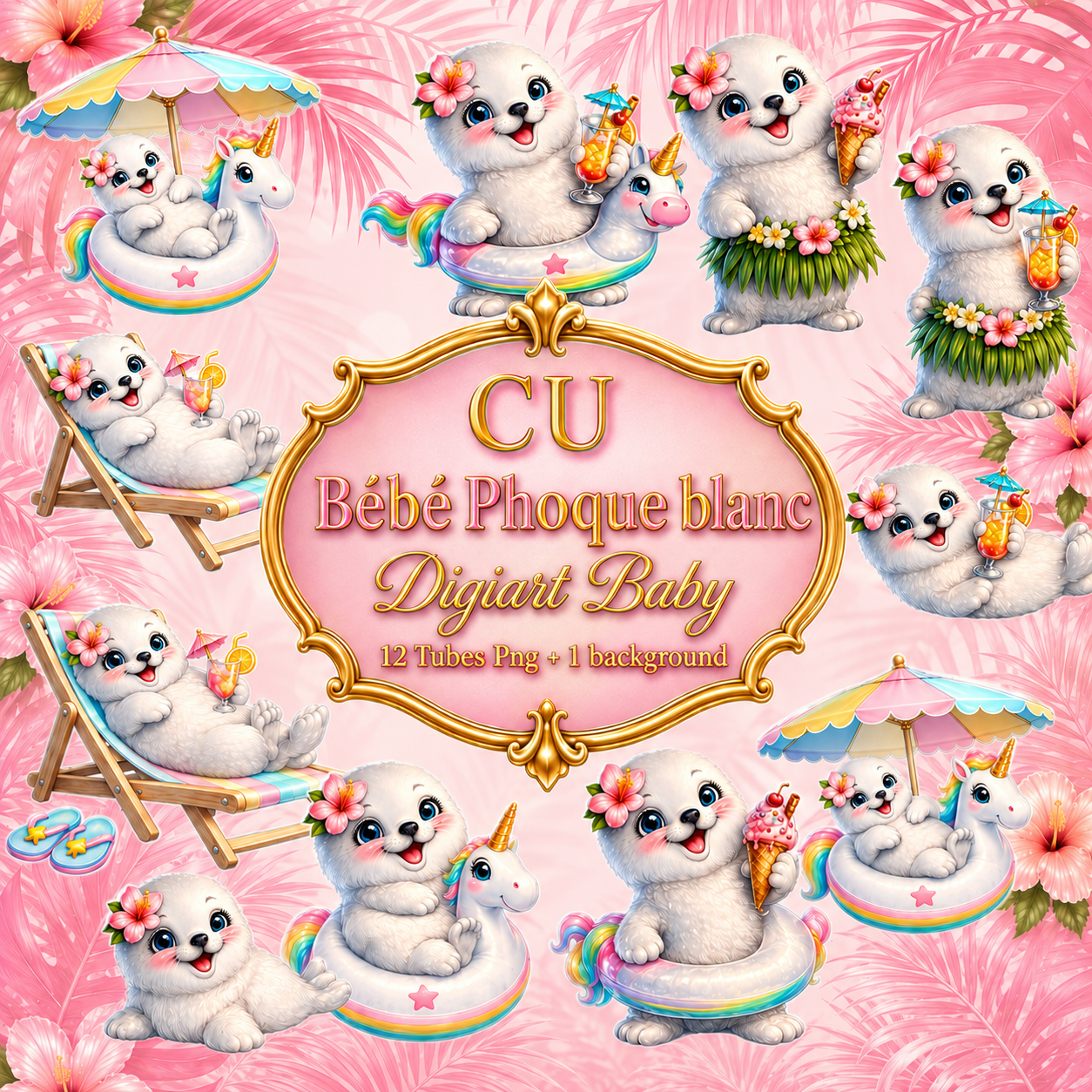 (image for) Cu Bebe phoque blanc
